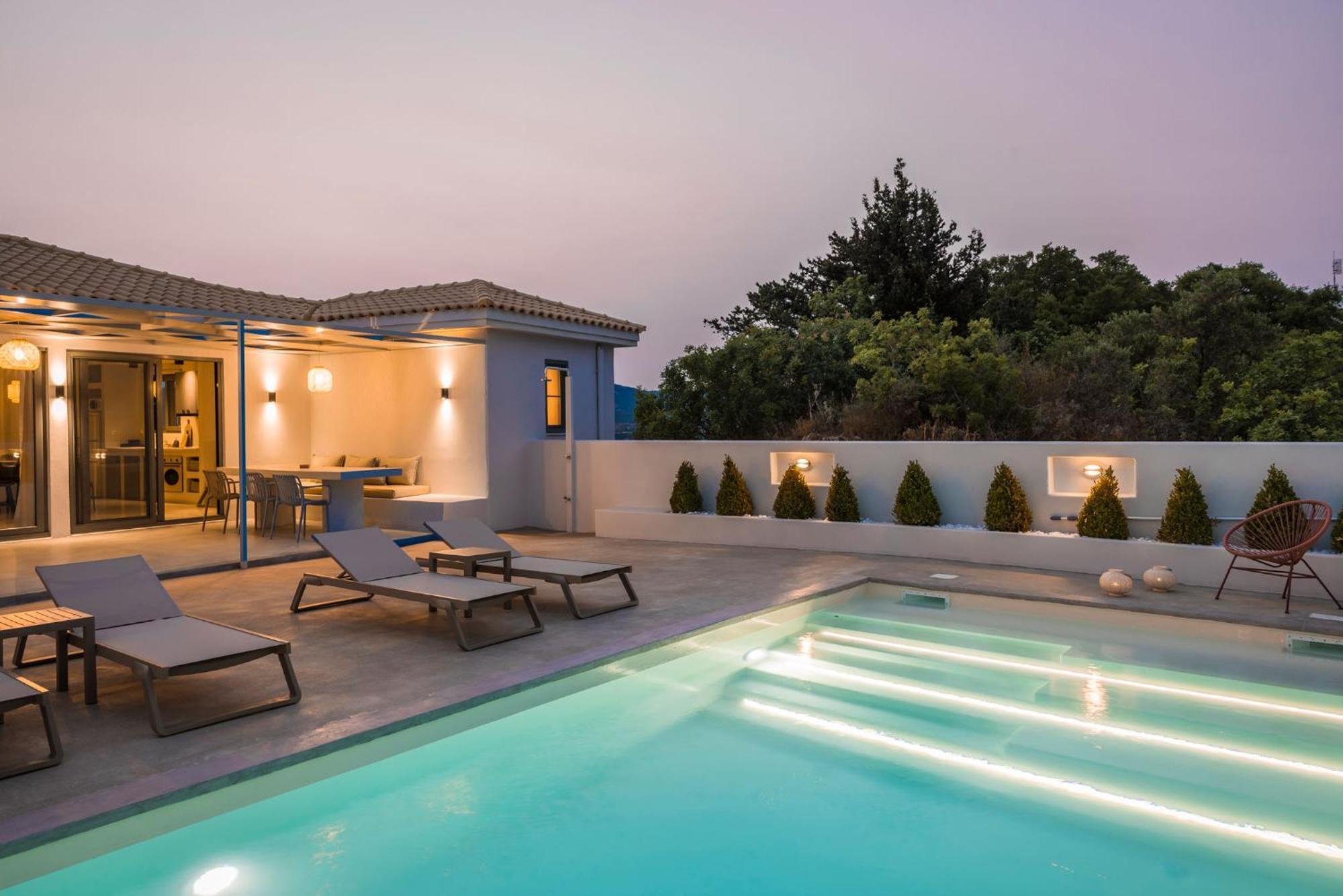 Villa Mirto - Iris Sunset Villas Lepedha Bagian luar foto