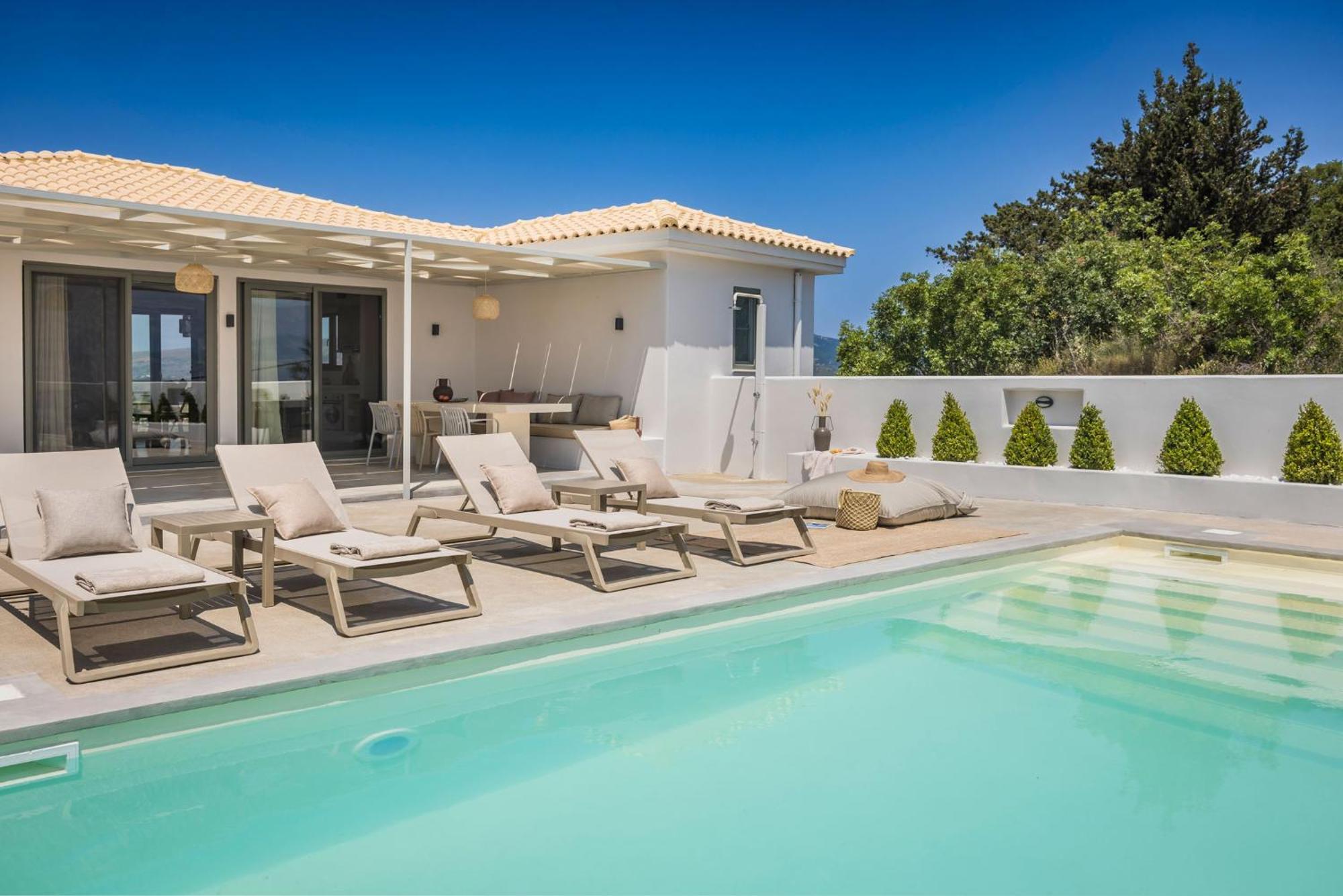 Villa Mirto - Iris Sunset Villas Lepedha Bagian luar foto