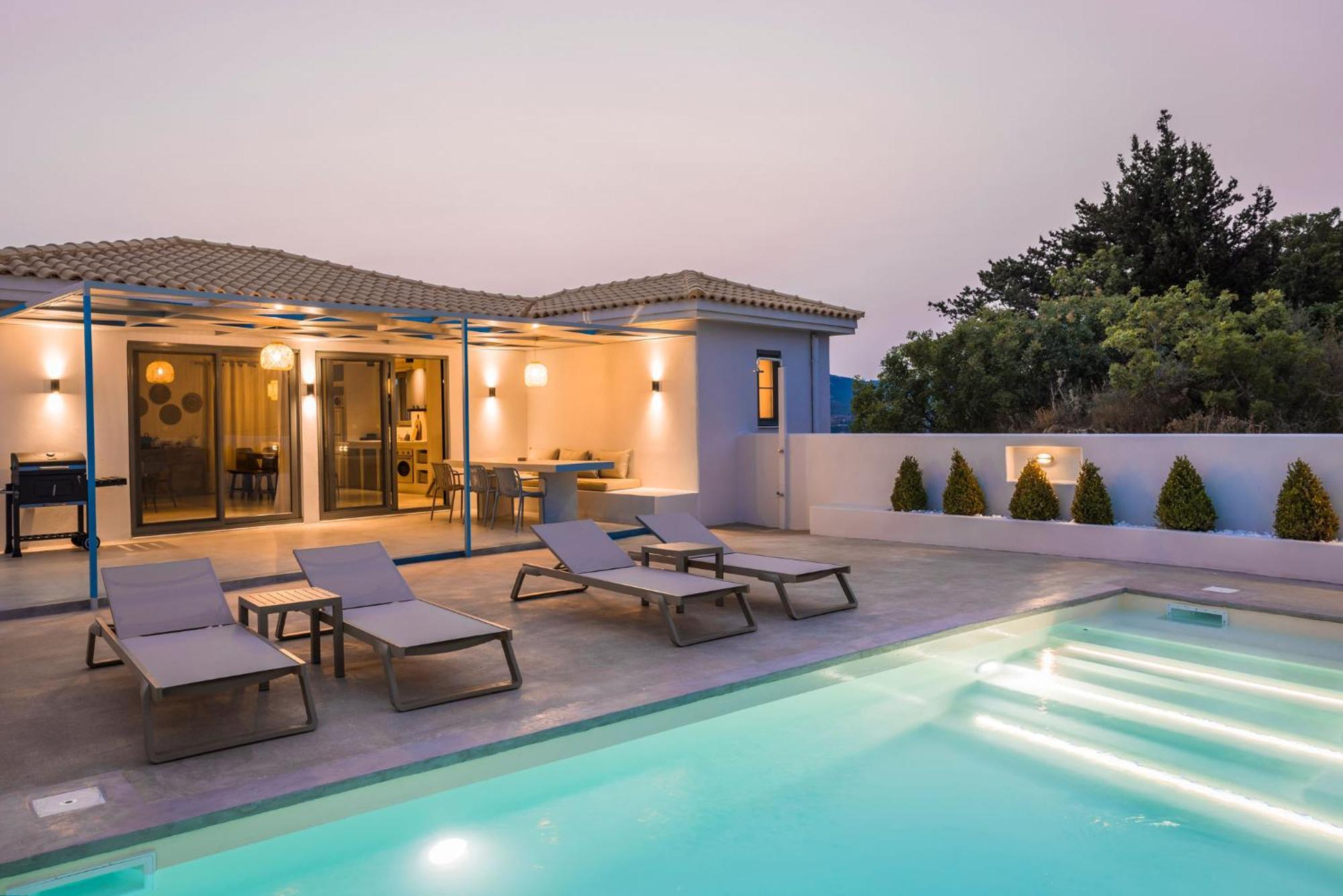 Villa Mirto - Iris Sunset Villas Lepedha Bagian luar foto