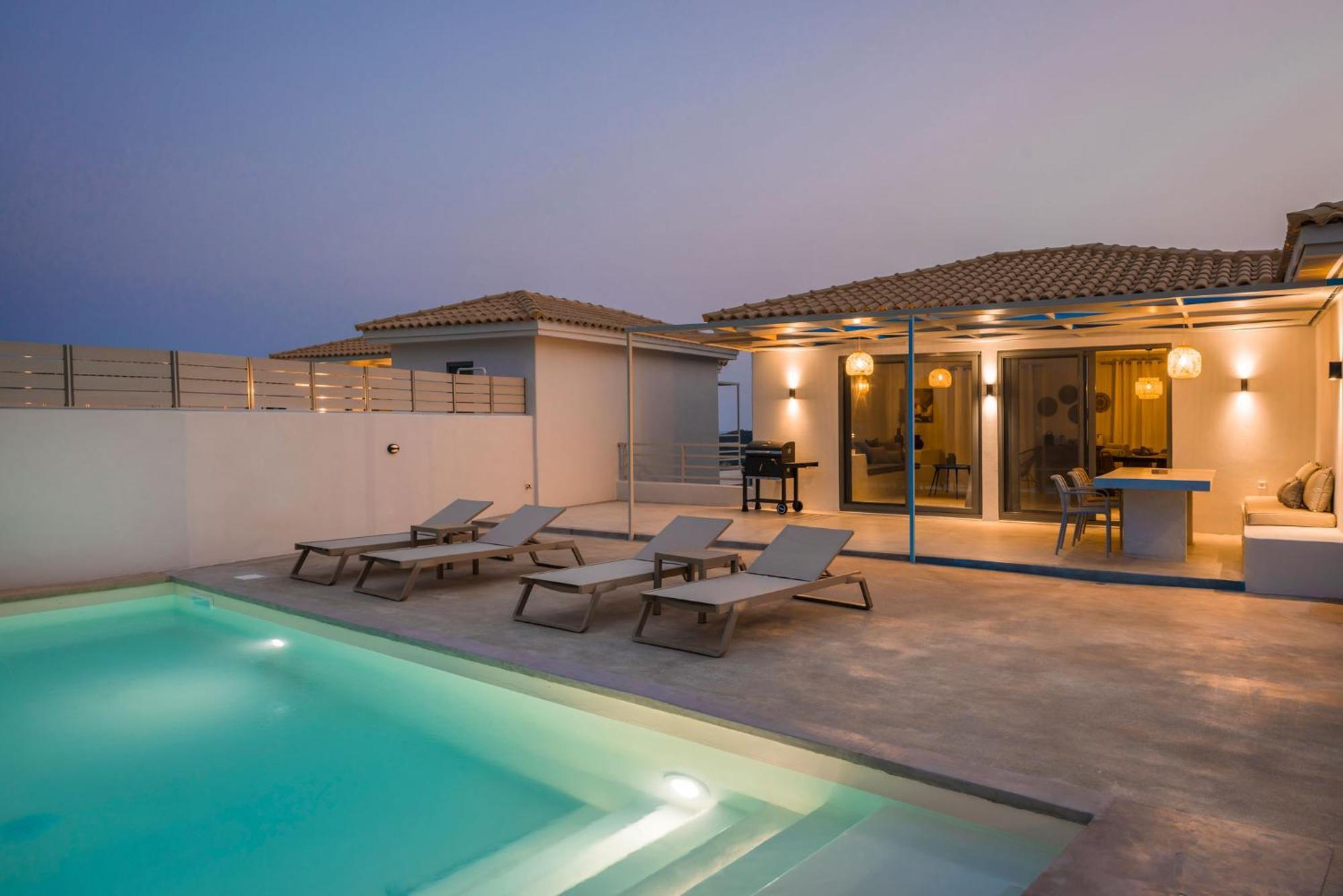 Villa Mirto - Iris Sunset Villas Lepedha Bagian luar foto